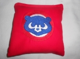 Chicago Cubs Red  Embroidered  Corn hole Bags