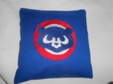 Chicago Cubs Blue  Embroidered  Corn hole Bags