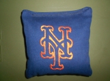 Embroidered New York Mets Corn hole Bags