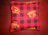 Iowa State Red Square Corn hole Bags