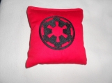 Red and Black Star Wars Imperial  Embroidered  Corn hole Bags