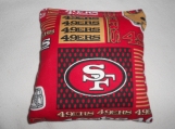 San Francisco 49er's Corn hole Bags