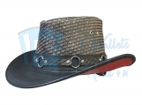 Cowboy 2 Tone Leather Hat SR2 Band