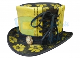 Steampunk Ladies Leather Top Hat