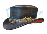 Voodoo Hatter Rodeo King Short Top Leather Hat