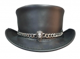 Marlow Steampunk Leather Top Hat