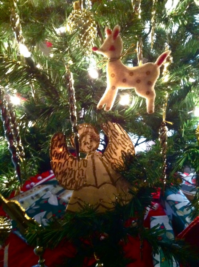 Handmade Angel Christmas tree Ornament.