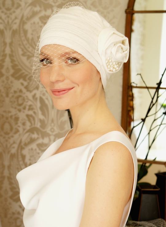 Suburban Turban bridal headwear for hair loss range, 2014