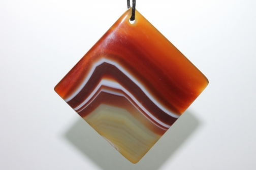 Agate Slice Focal Pendant - Beautifully stunning Brown and Green from Rockujewels on iCraft