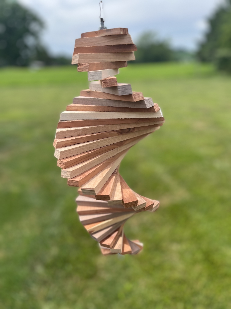 AS-816 Staggered Cedar Wind Spiral by the javi unique store