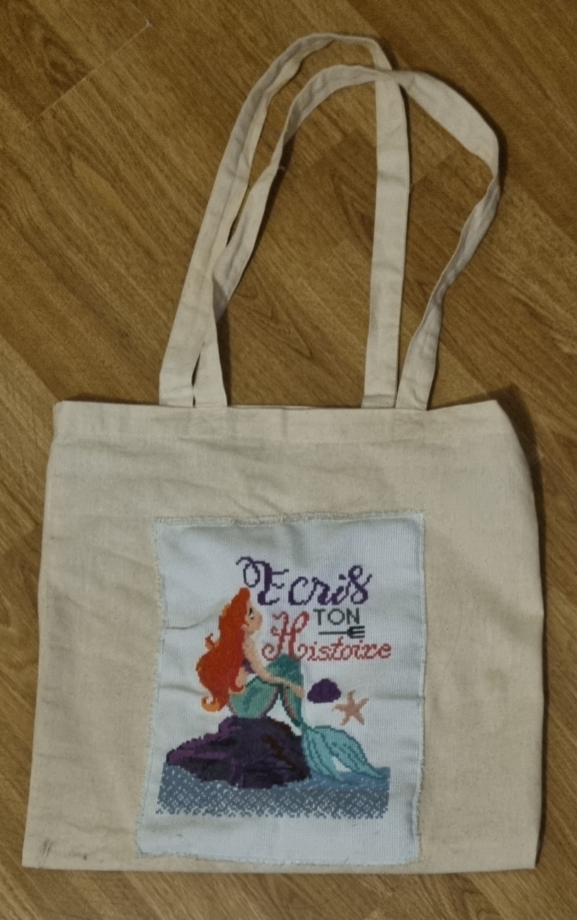 Sac Point de Croix Ariel | Cross Stitch Ariel Tote Bag