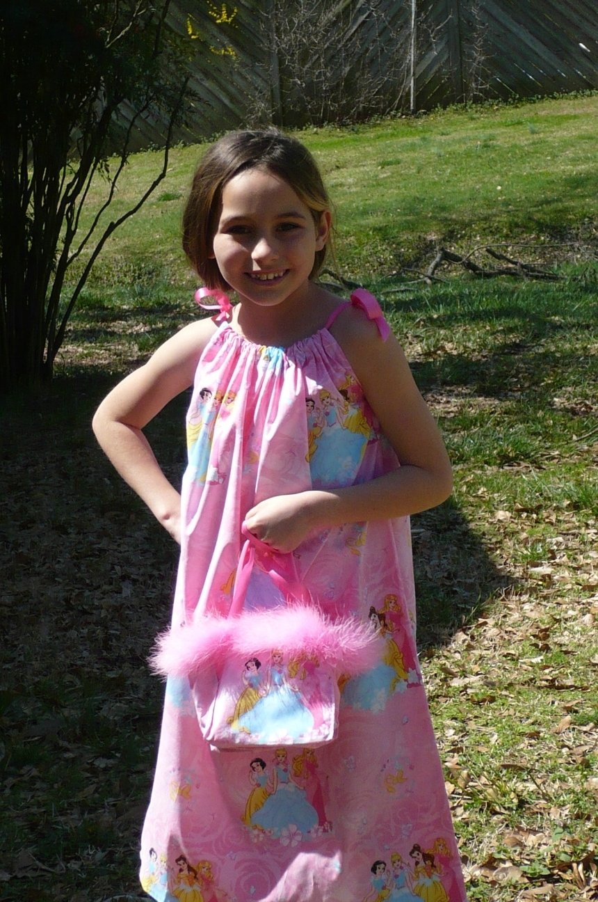 Girl's Princess Dress with a Matching Purse by kmorehart, Dresses