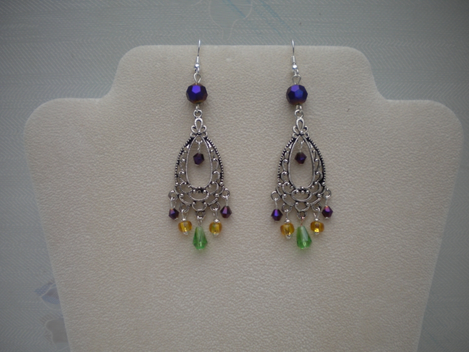 big mardi gras earrings