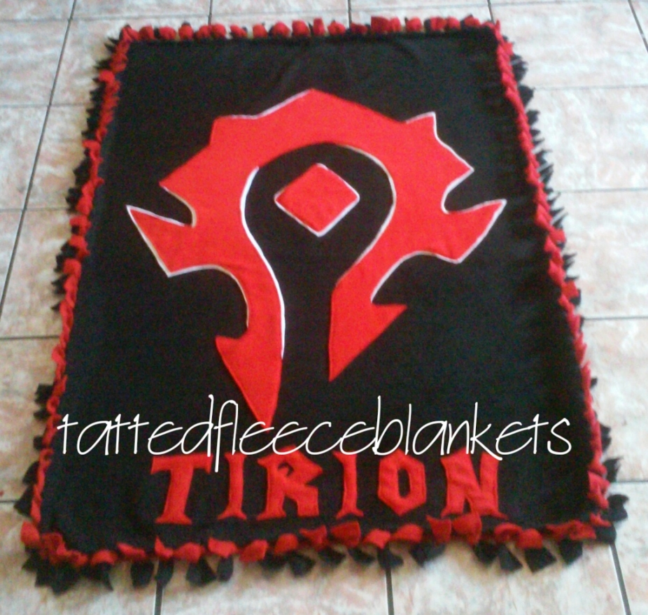 New Custom Handmade Fleece Blanket Horde By Partyfantasydesigns