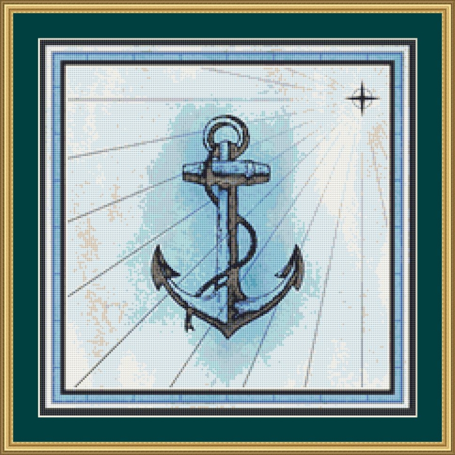 Anchor Cross Stitch Pattern by Avalon Cross Stitch, Needle Craft