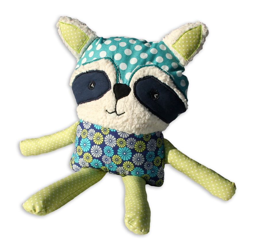 soft toy racoon