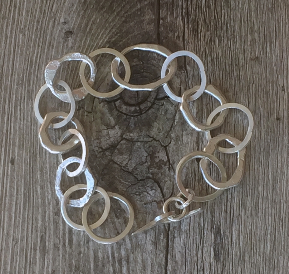 Molten Organic Bracelet by GwensArtisanJewellery, Bracelets