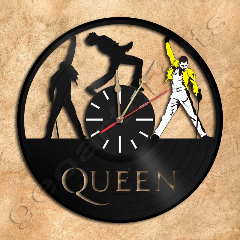 Queen Band Wall Clock Vinyl Record Clock Free Shipping