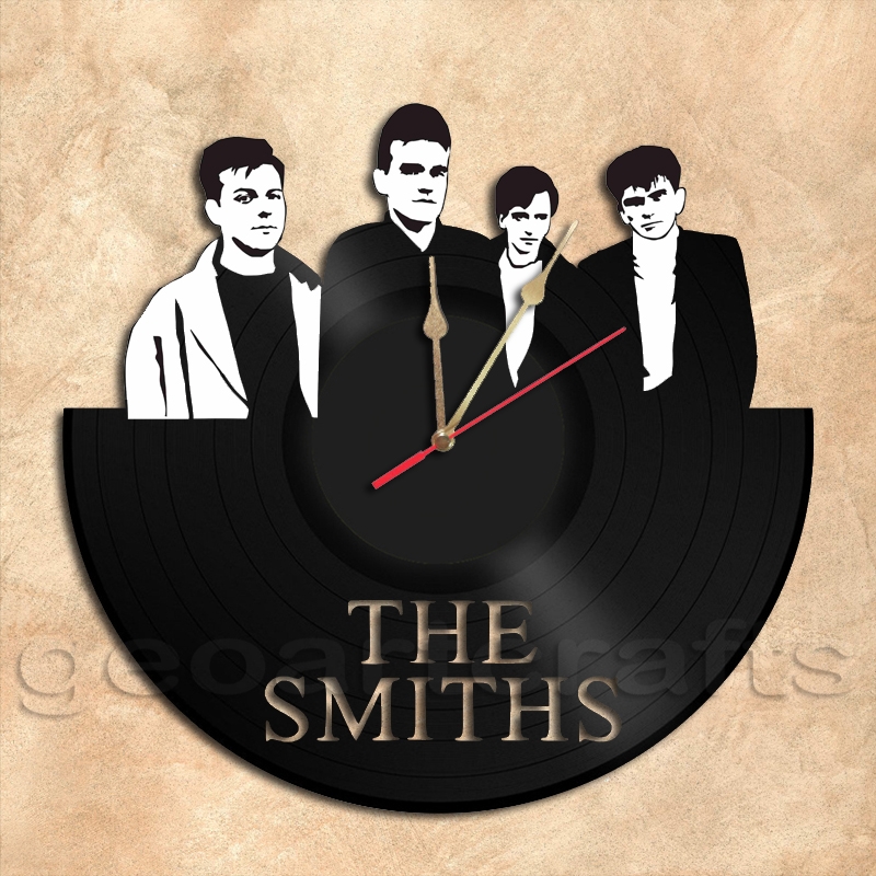 Smiths Band Wall Clock Vinyl Record Clock Free Shipping