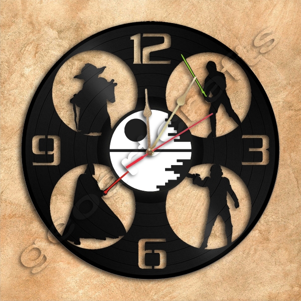 bradford exchange star wars clock