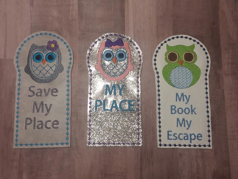 Owl Bookmark Set of 3 by TheChickenHoop, Books for Kids