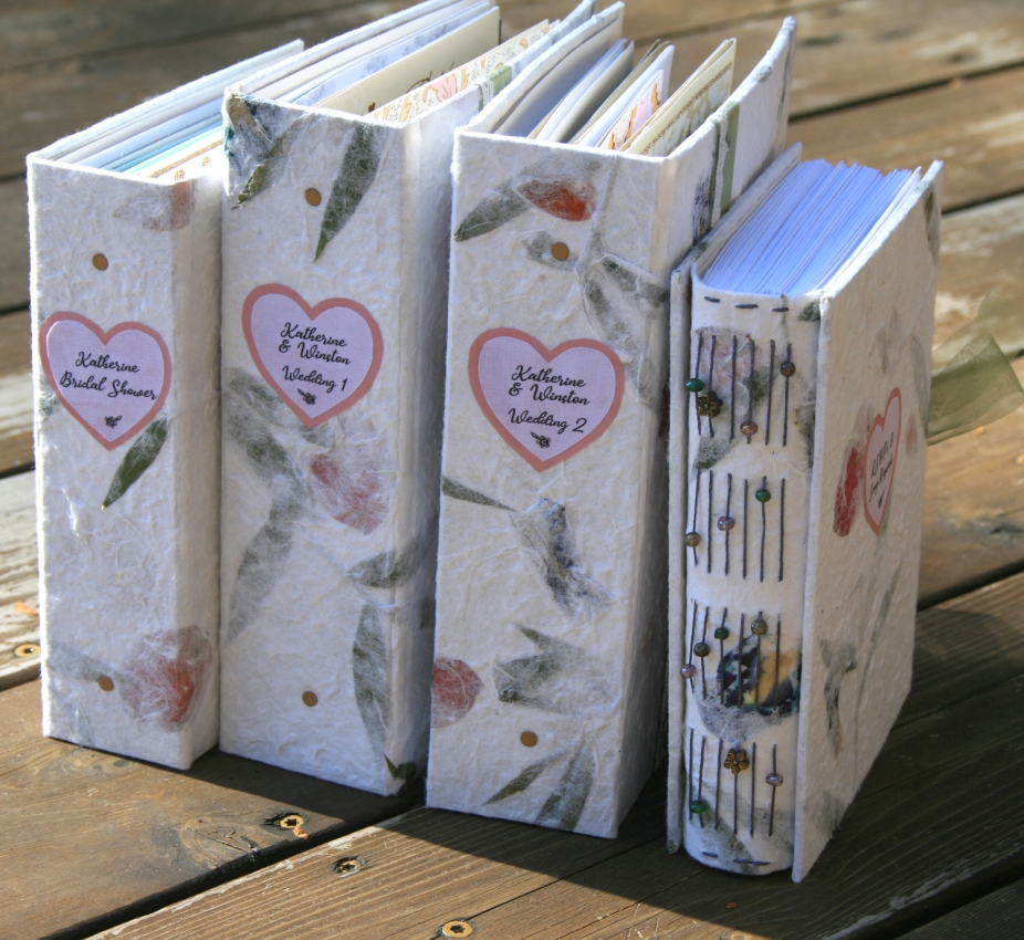 Greeting Card Keepsake Book, your cards hand-bound into a book