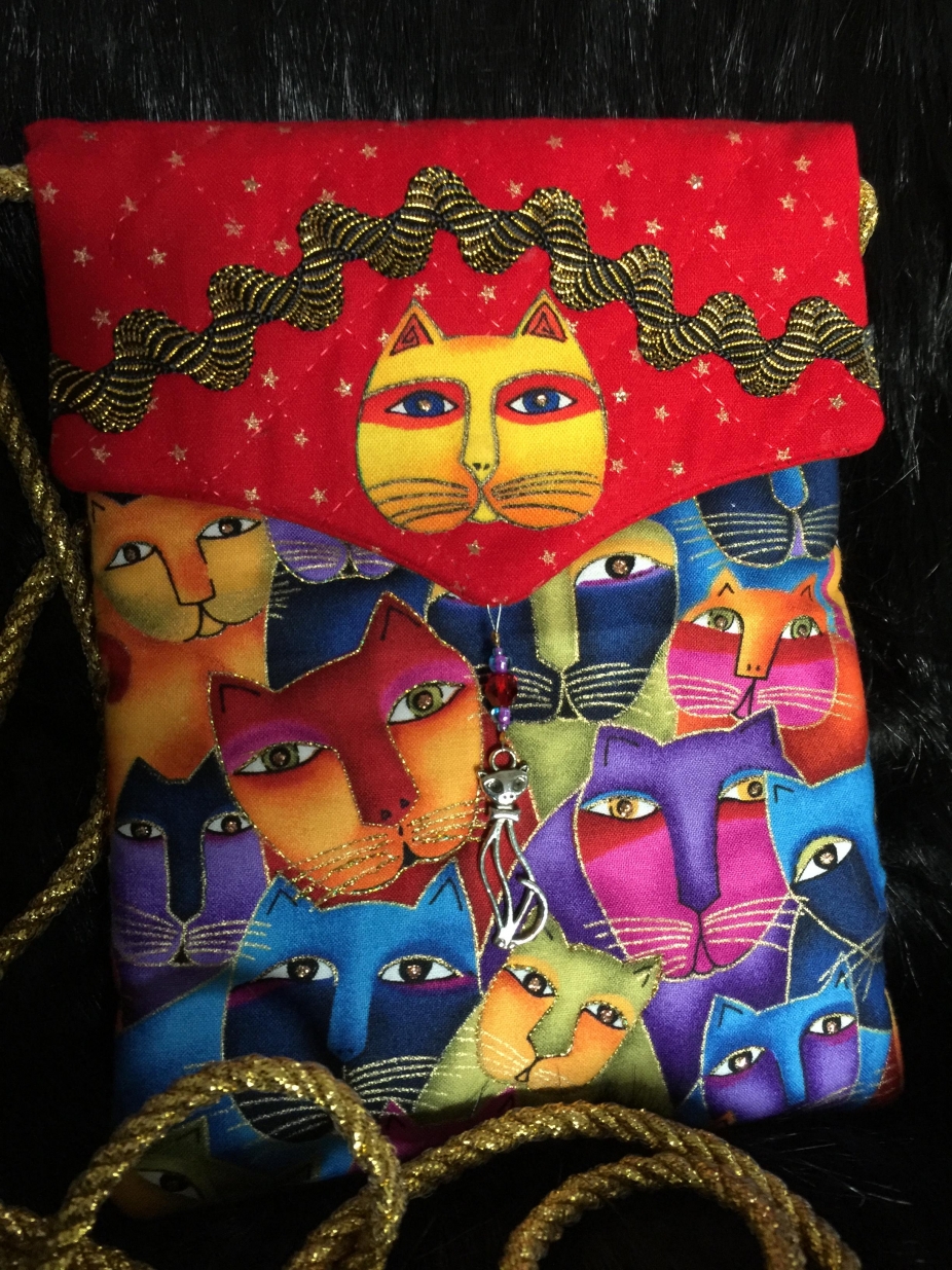 Kitties Galore Cross Body by MissSuesBagsAndCreations, Bags & Purses