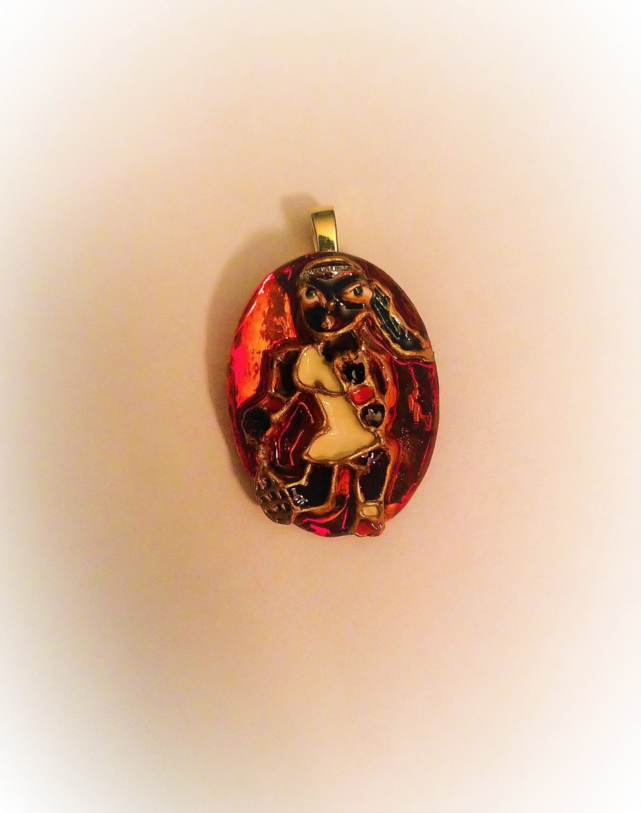 All time champions: Serena Williams glass pendant