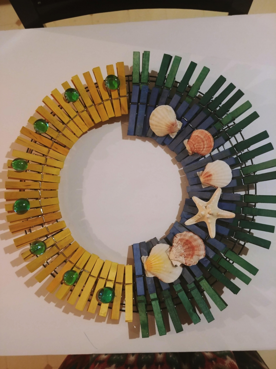 Spring 114 Clothespins Wreath Decor By Diy Crafts With Friends   Spring 114 Clothespins Wreath Decor 104435 1586 