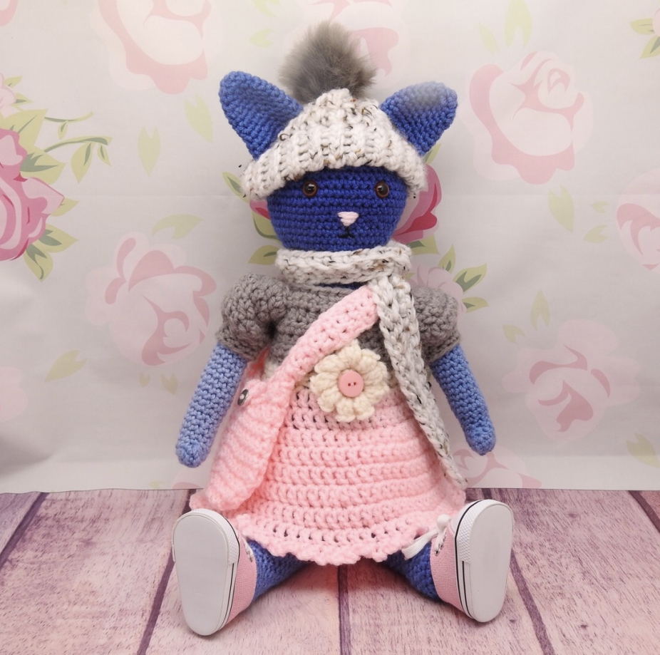 Ella Rose Kitty Doll by FairyBlossomCreations, Crocheting