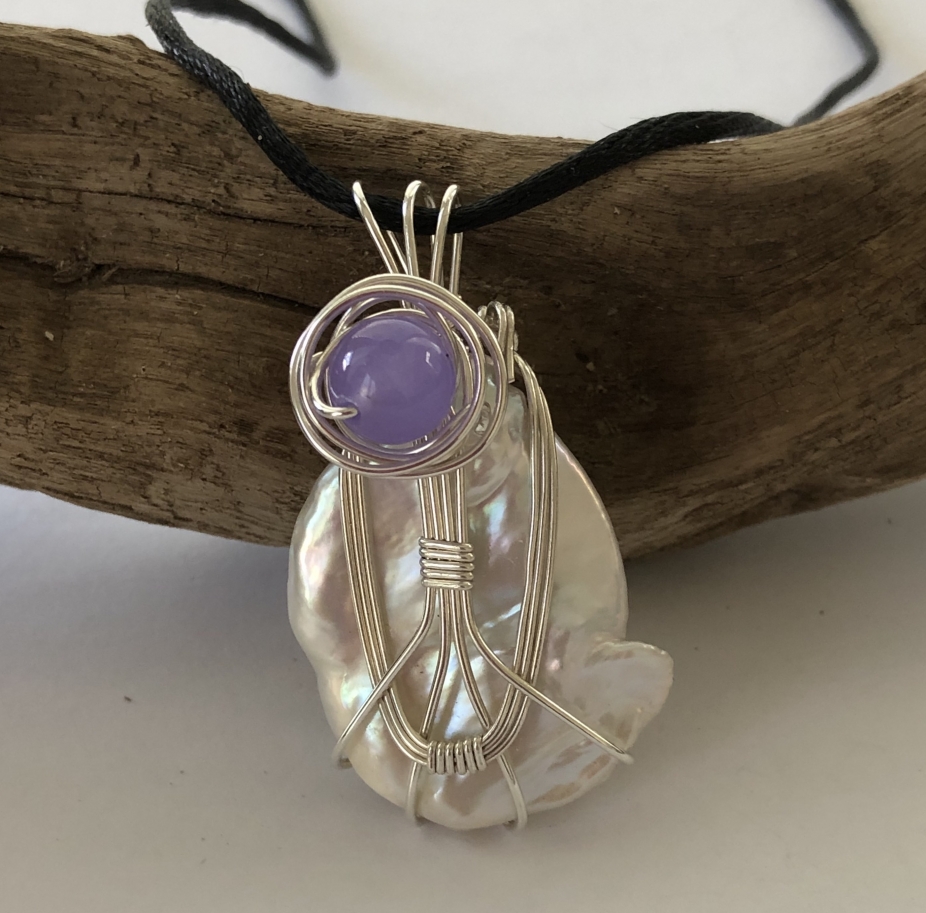 Biwa Pearl Sterling Silver Pendant By Jewelry Virginia Pendants Zoom More Images