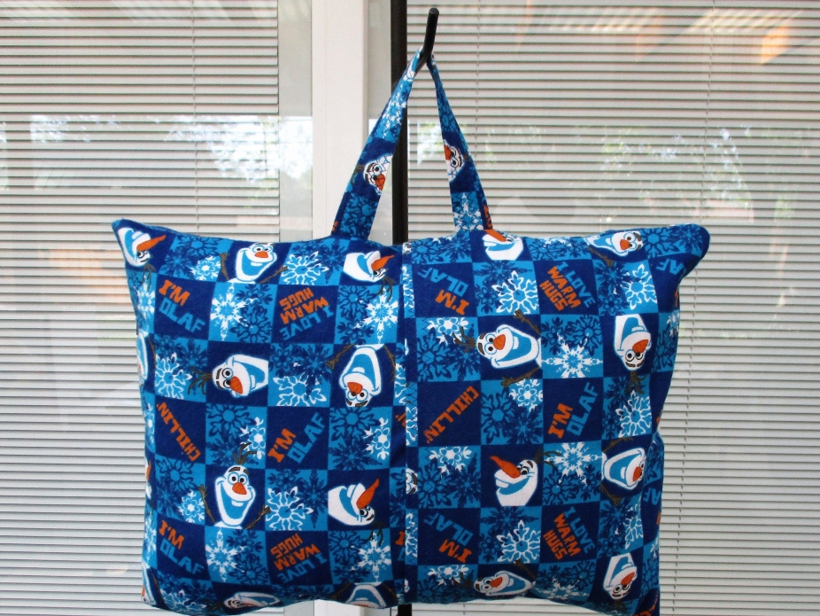 Pillow Childs Travel Pillow Olaf Flannel With Pocket