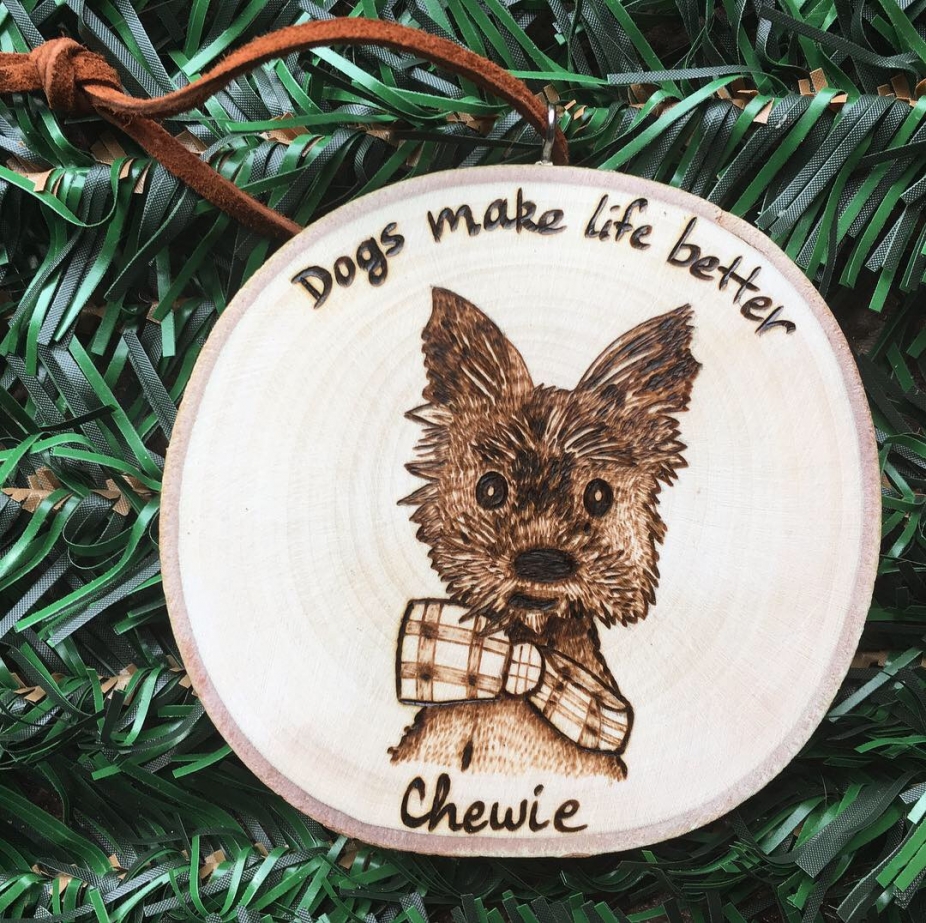 Personalized Dog Christmas Ornament, Pet Christmas Ornament