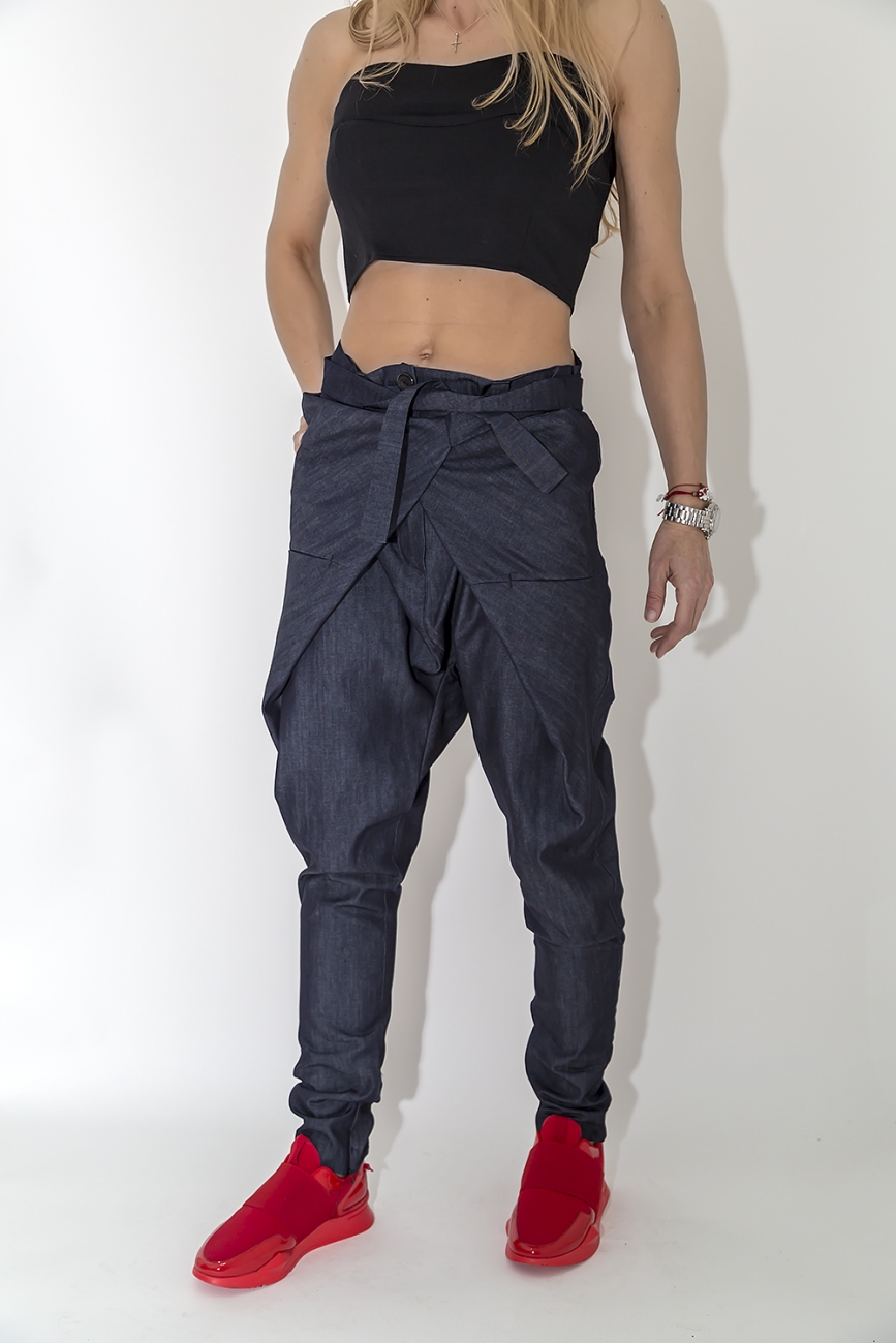 Denim Capri Pants / Harem Pants / Fashion Pants PP0012 by Store 25771