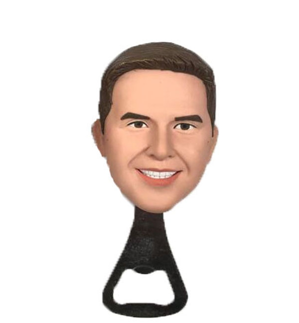 Personalized Bottle Openers Look Like Groomsmen by Crebobble