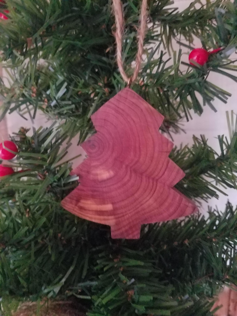 Rustic Heart of Cedar christmas ornaments by Heartsofcedar