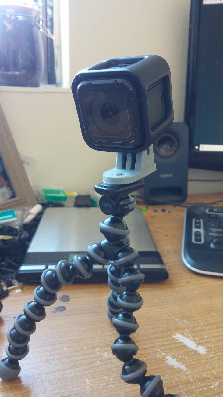 GoPro Adapter For Camera Mounts Gorilla Tripods, Mounts, Etc