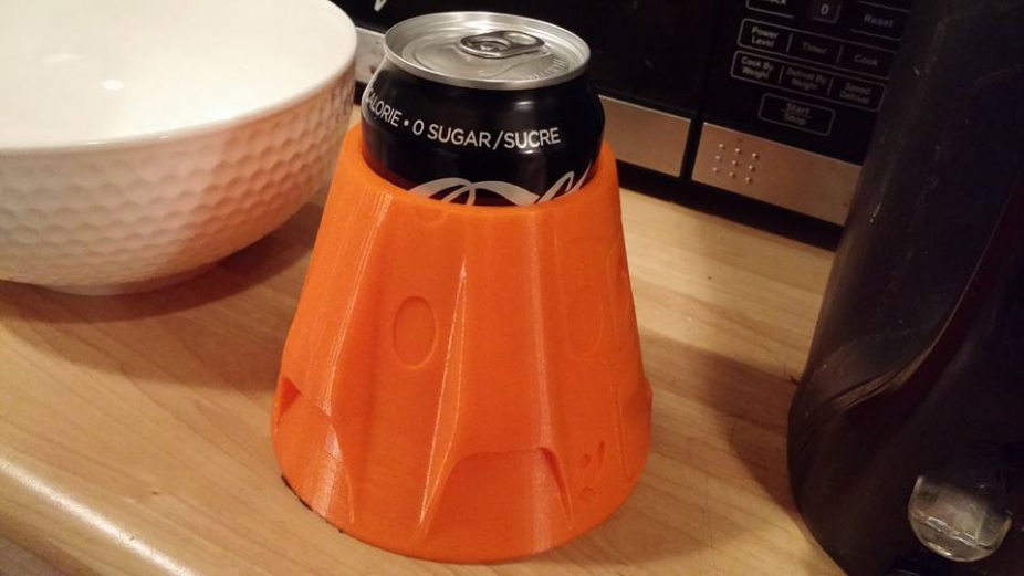 SpaceX Crew Dragon Themed Pop/Soda Holder by Durham 3D Printing