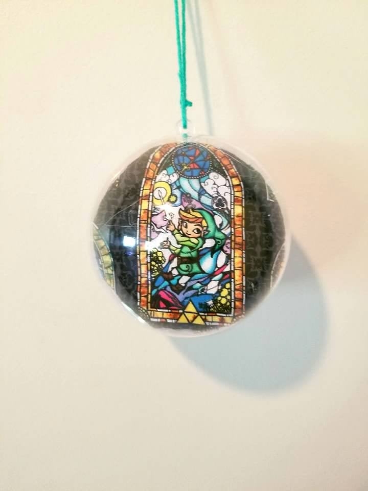 Double sided Legend of Zelda Christmas Ornaments by Iifa Tree