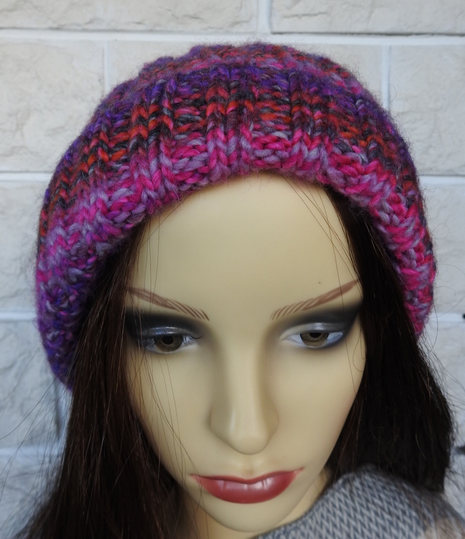 Women's Two Style Pink Random Hat Brown Pom POm - Free Shipping