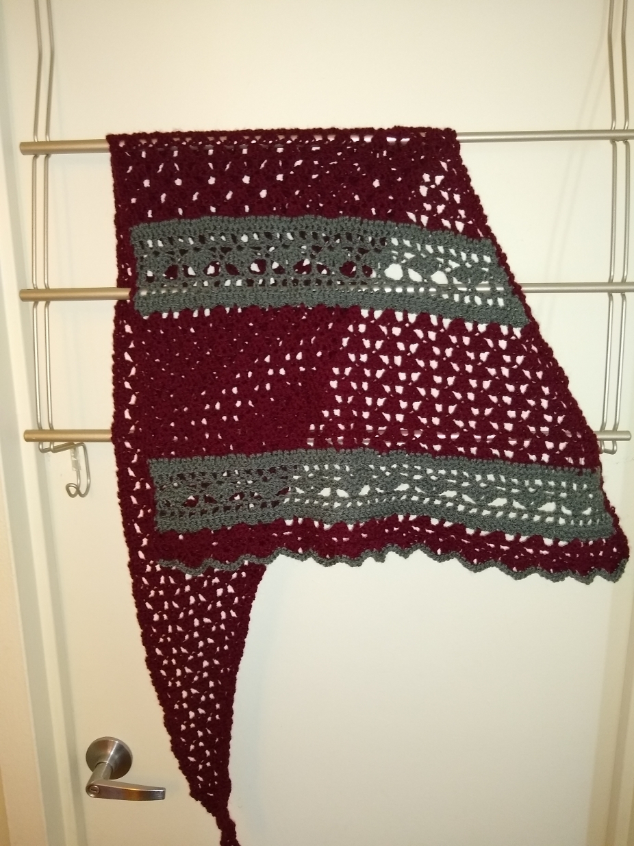 how to wear asymmetrical shawl