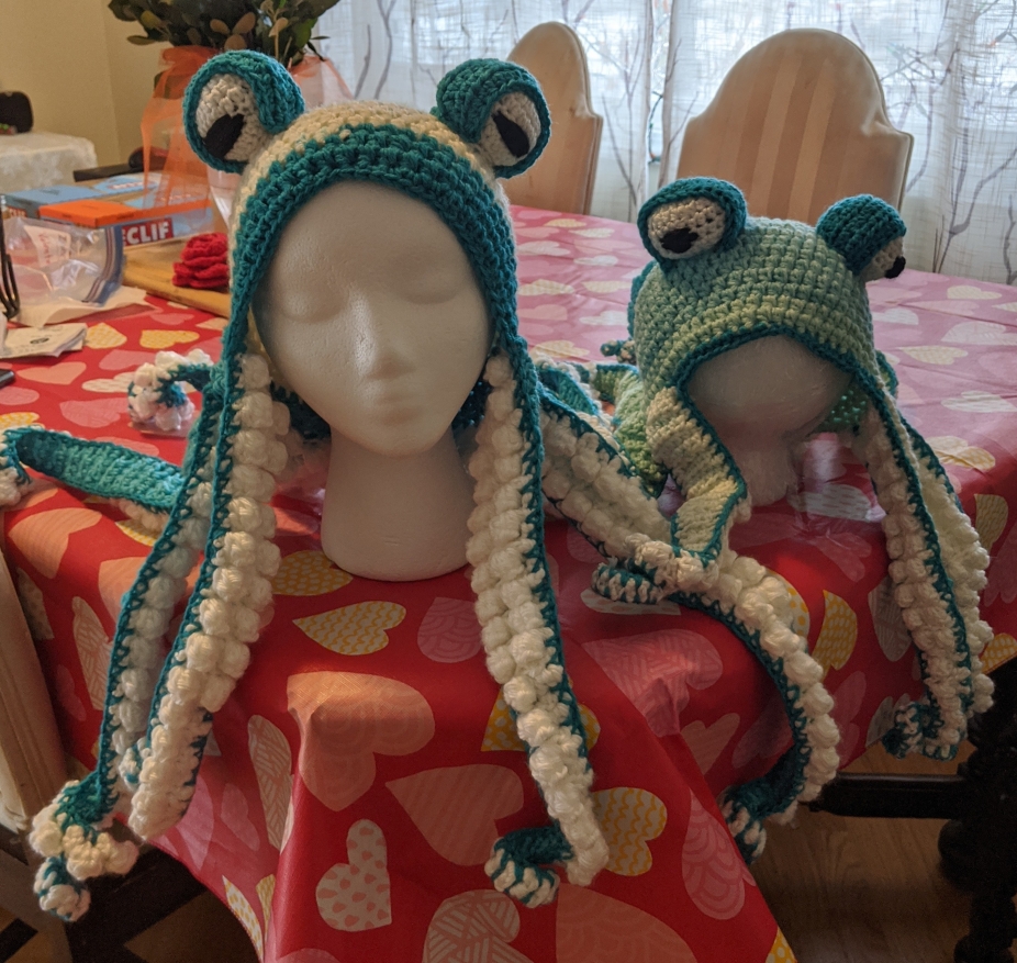 octopus plush hat