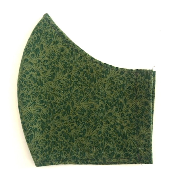 Broccoli Print Mask by ohmyeye, Masks on