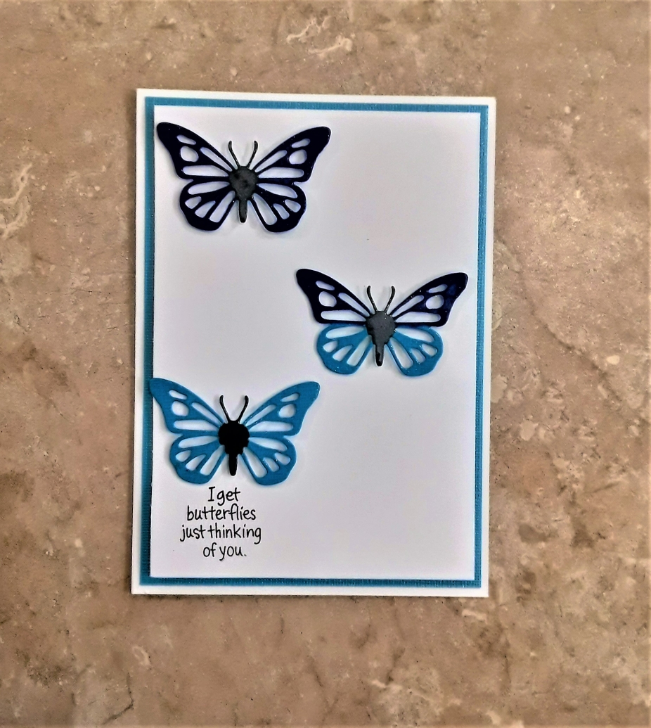 Butterflies Greeting Card by Carlamade Handmades, Greeting Cards