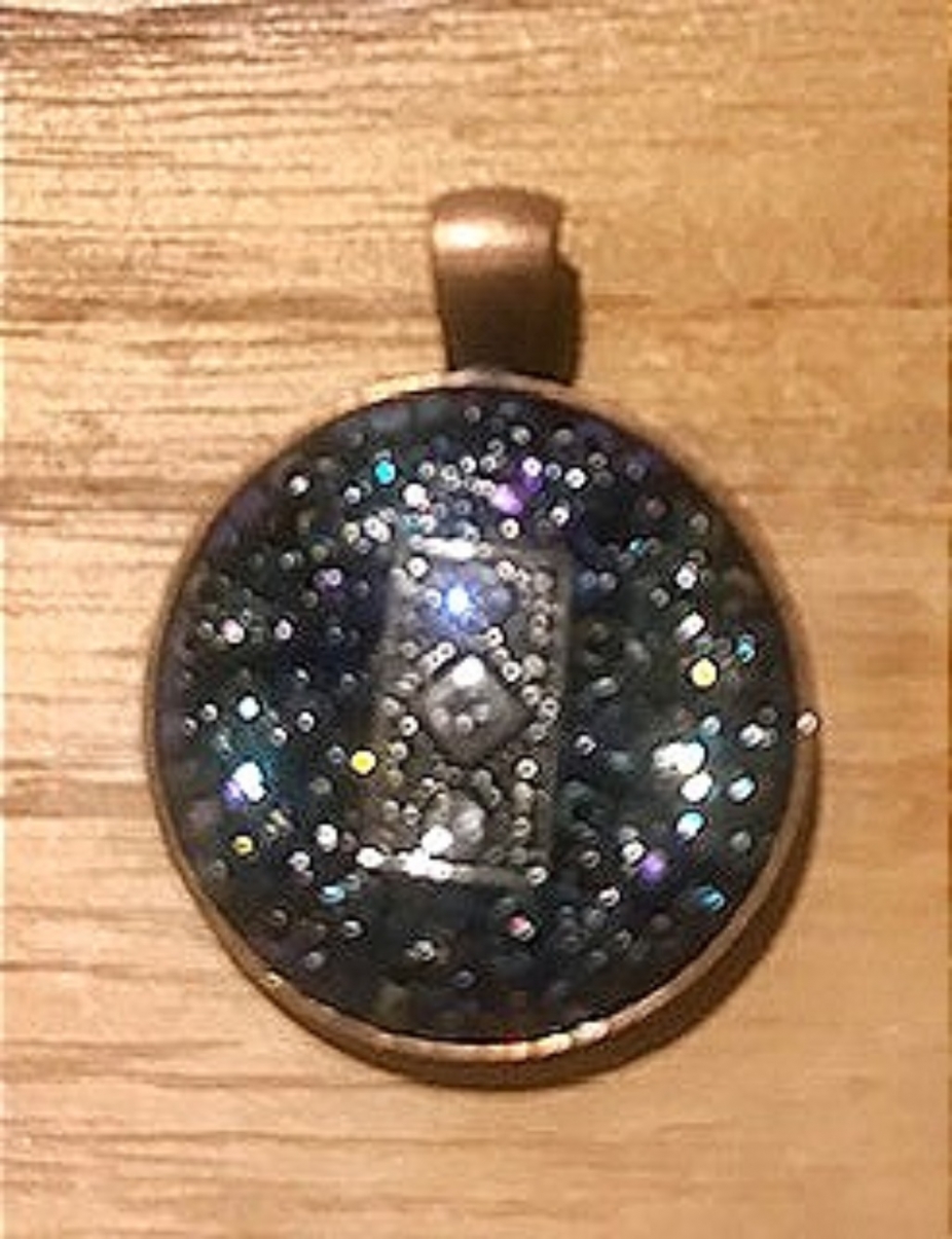 Necklace slide multi sparkle by gmas7 creations, Necklaces