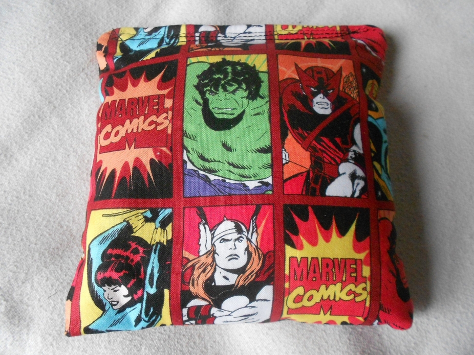All Marvel Comics Heros Corn hole Bags by Mallys, Handmade Toys