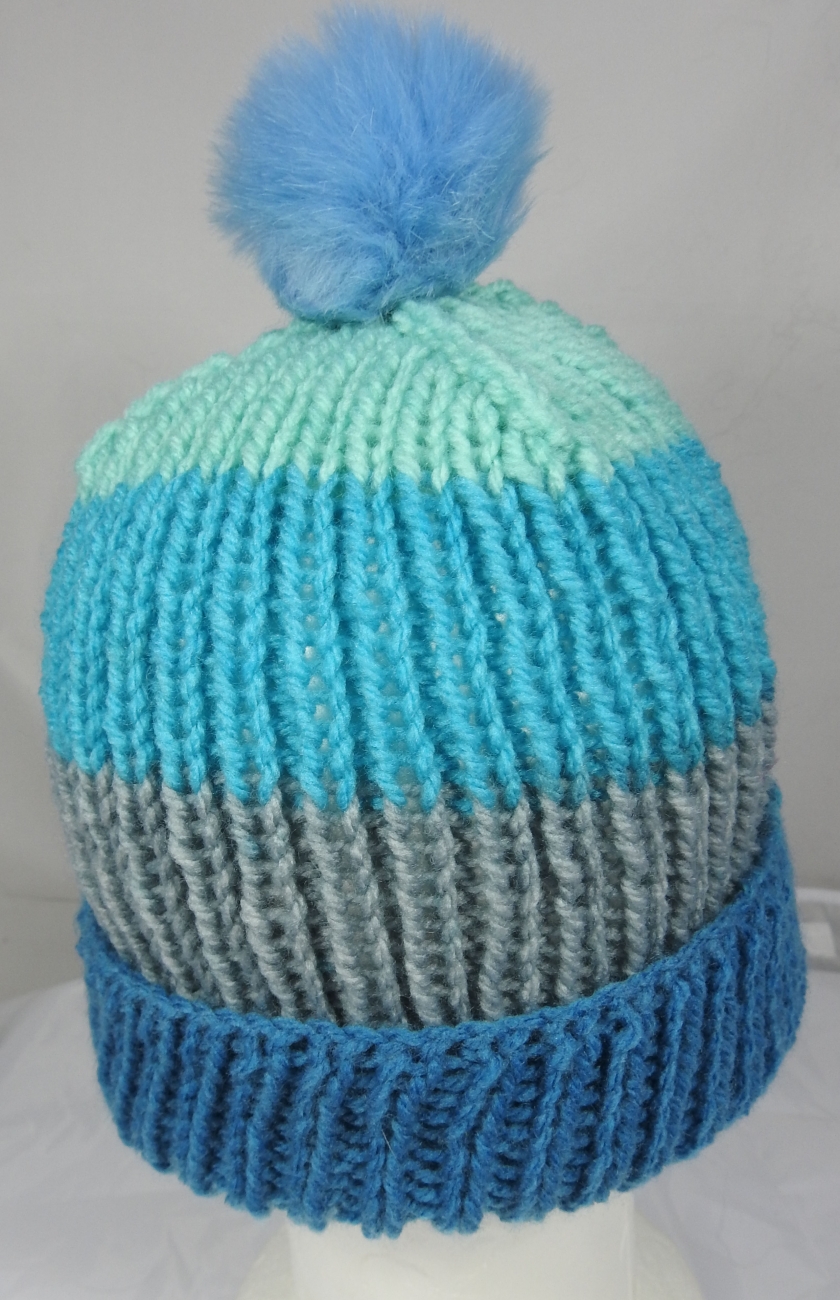 baby blue winter hat