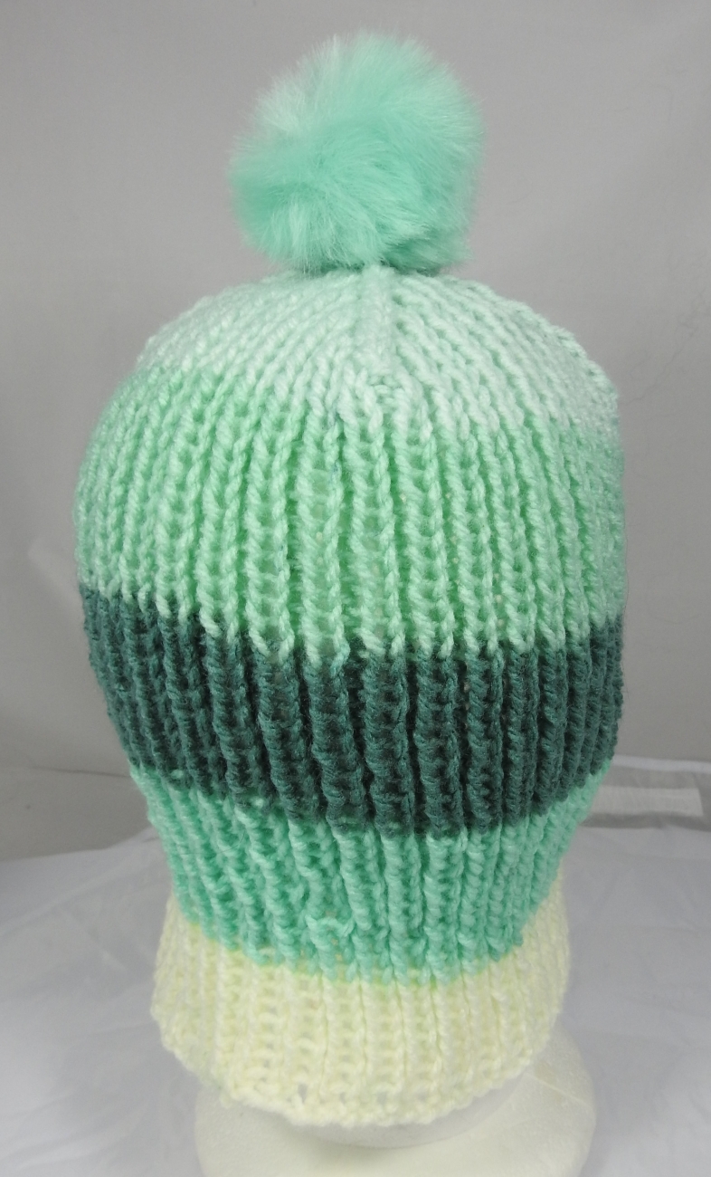 green winter hat