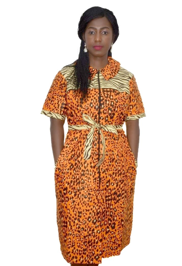 african shirt dress