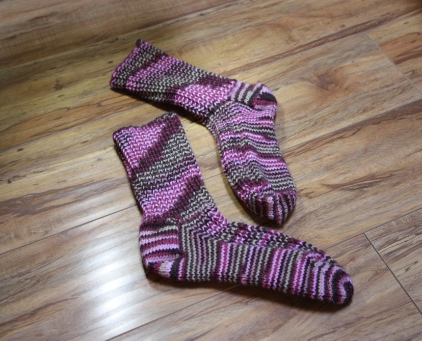 Custom Handmade Wooly Socks by KnittingCow, Activewear